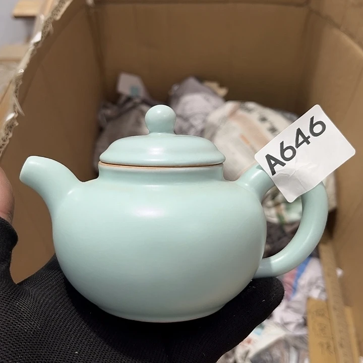 瓷片茶摆件工艺品摆件666