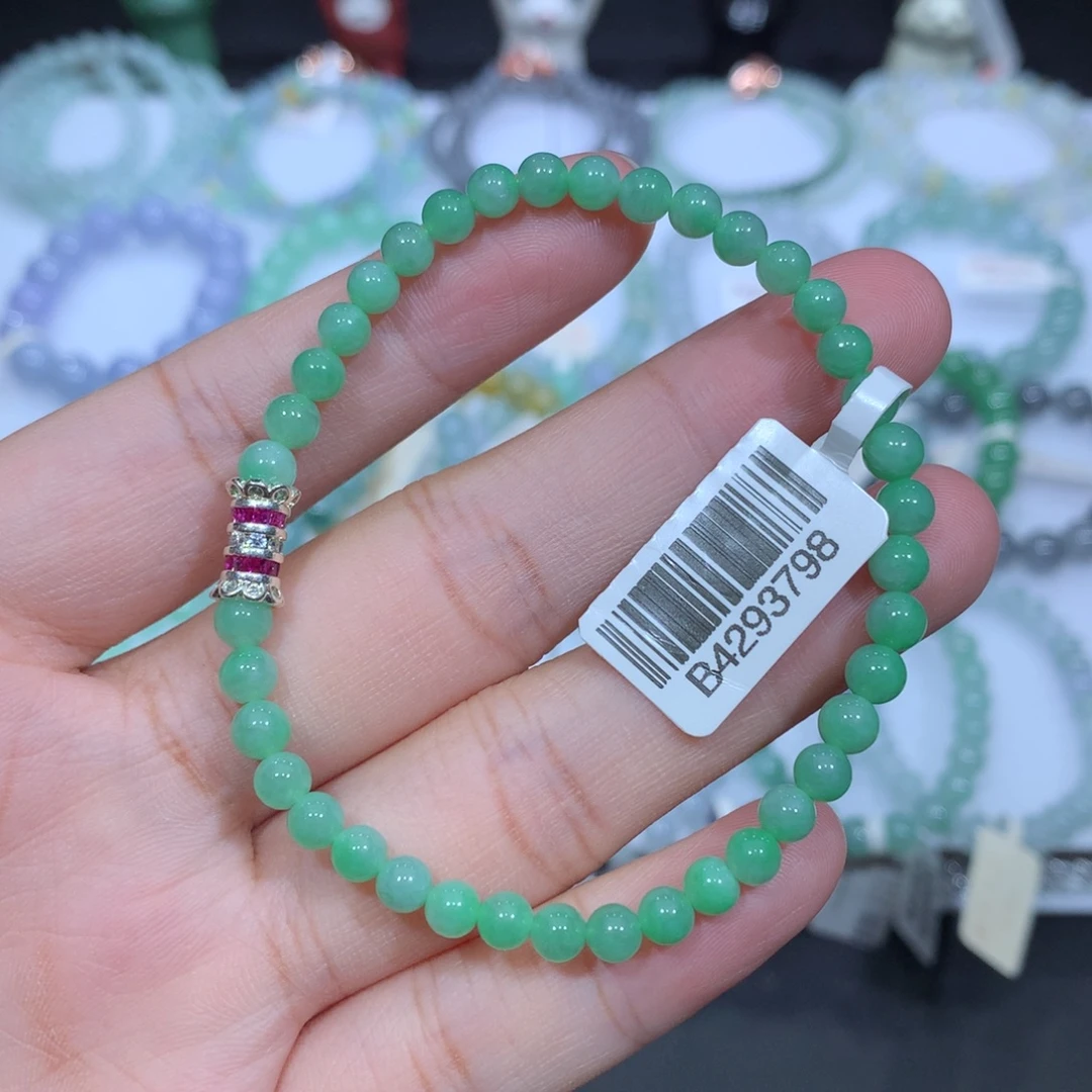 翡翠未镶嵌手串天然