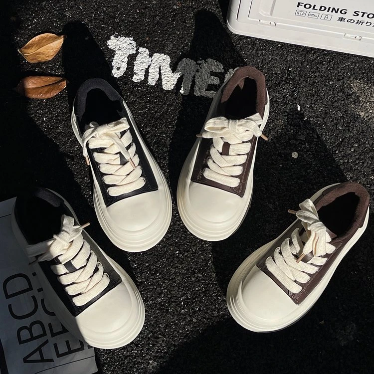 XGXC冬季加绒保暖厚底百搭小白鞋（XG8905）J