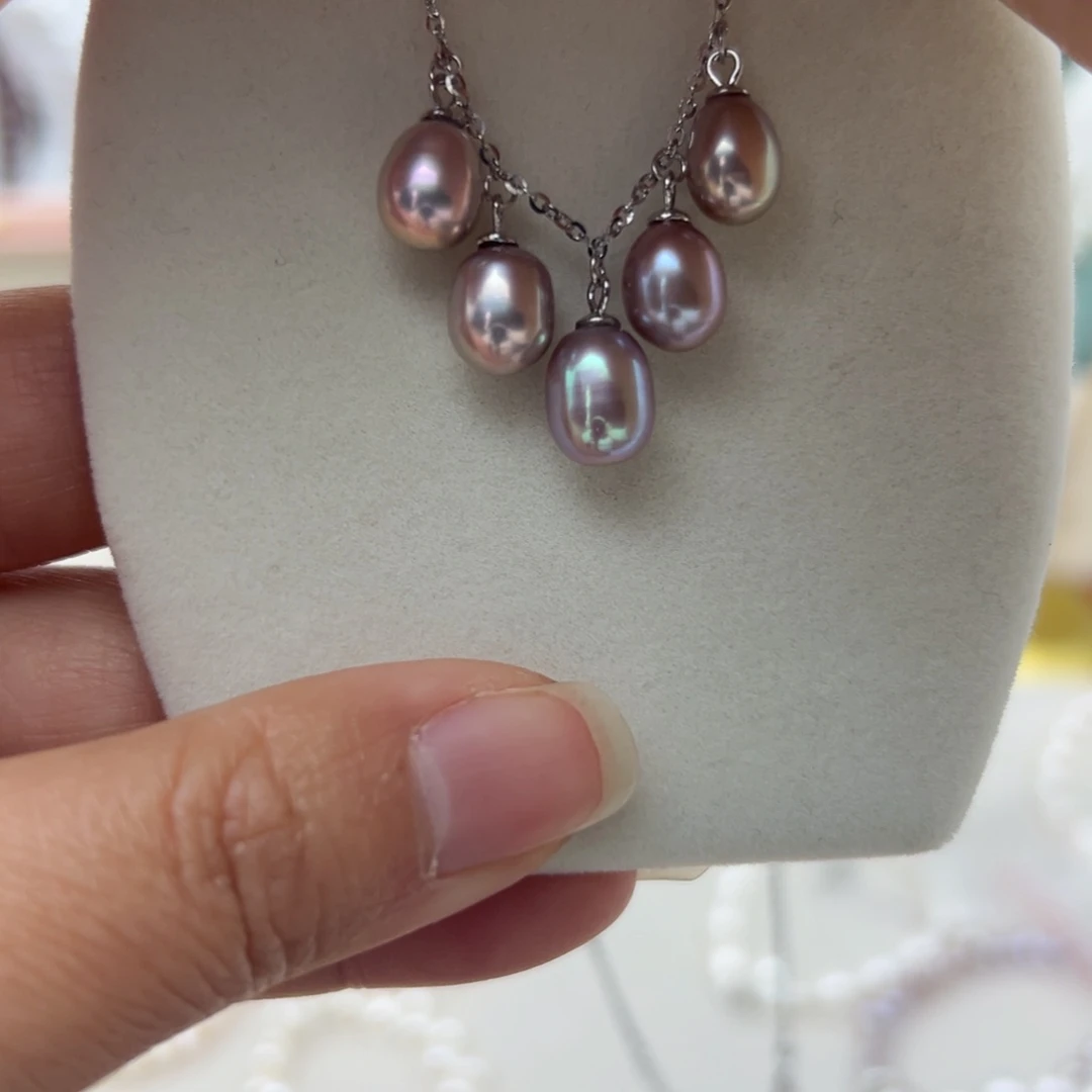 淡水珍珠珍珠银S925镶嵌