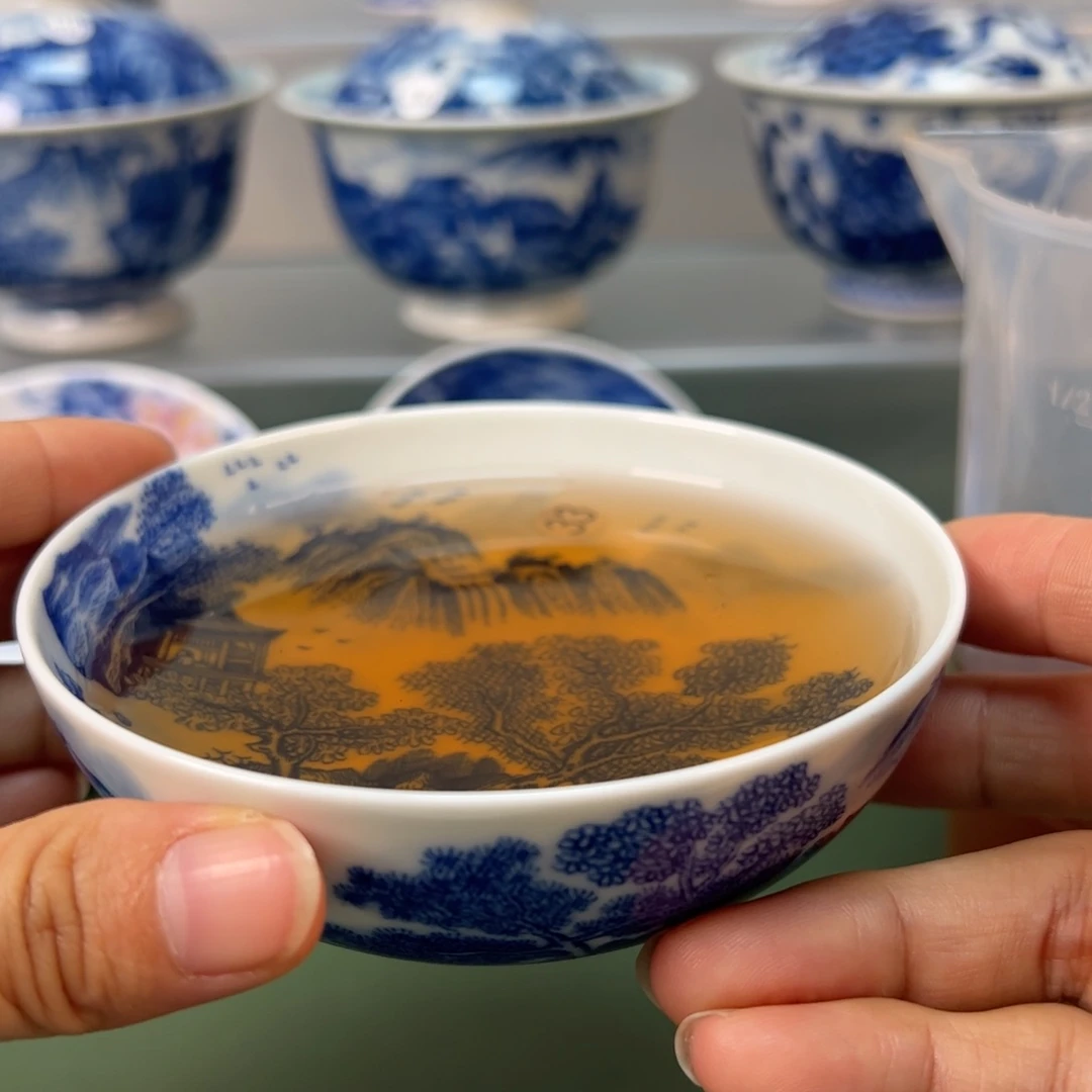 杯木木景德镇纯手绘茶具33