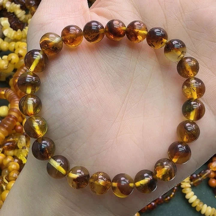 琥珀未镶嵌珠宝奇石