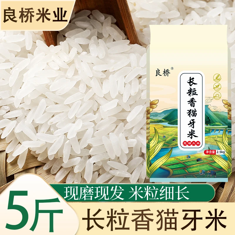 【迎春活动 抢5斤猫牙米】猫牙米新米长粒香米丝苗米现磨现发梯田