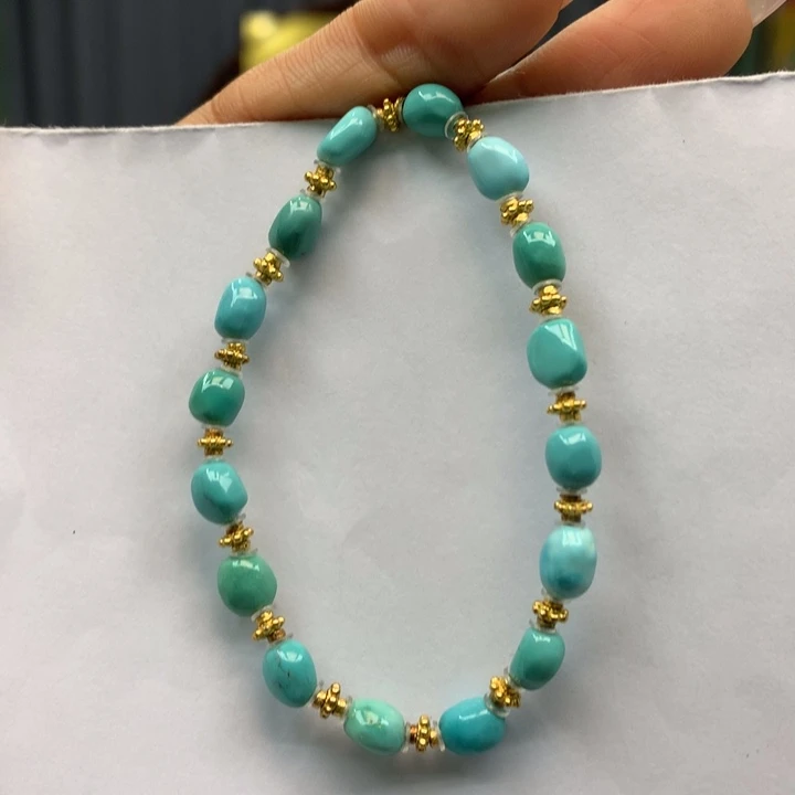 绿松石银S925镶嵌单圈