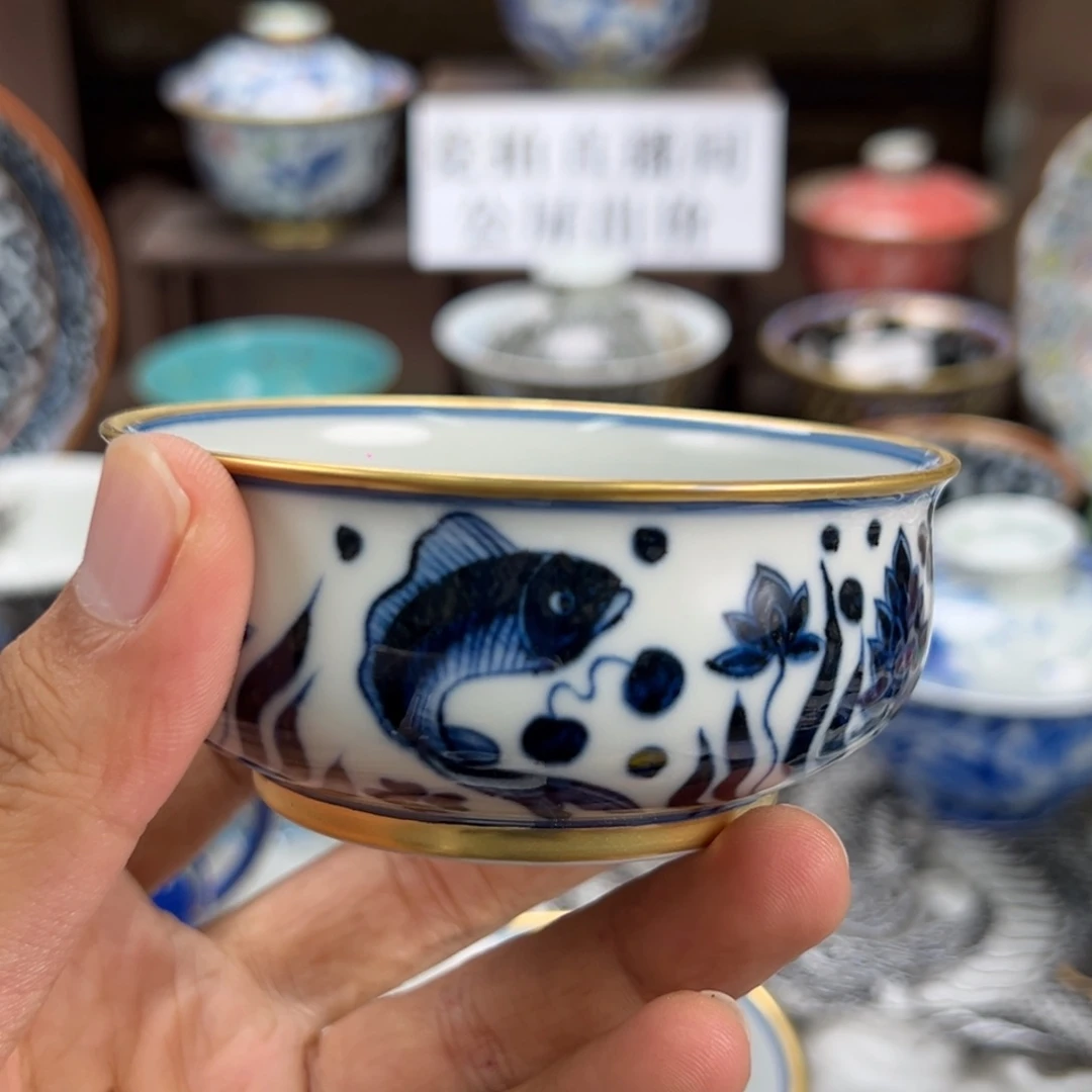 李***.瓷片景德镇手工手绘陶瓷