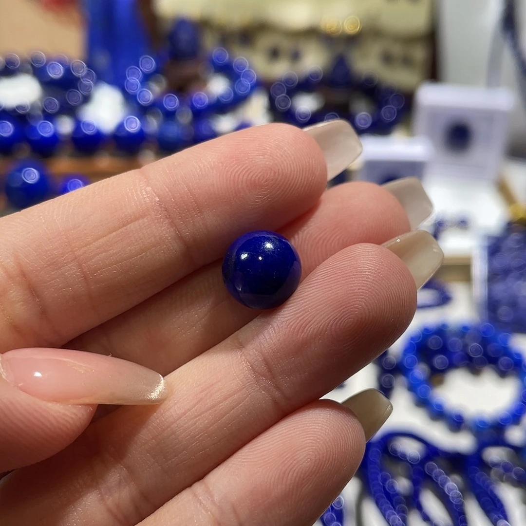 嵘***福青金石未镶嵌10mm单珠