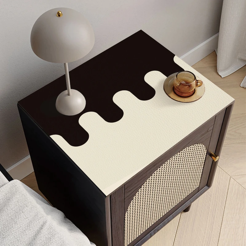 轻奢法式床头柜垫防烫吸水硅藻泥桌垫微波炉冰箱吸尘盖布洗衣机垫