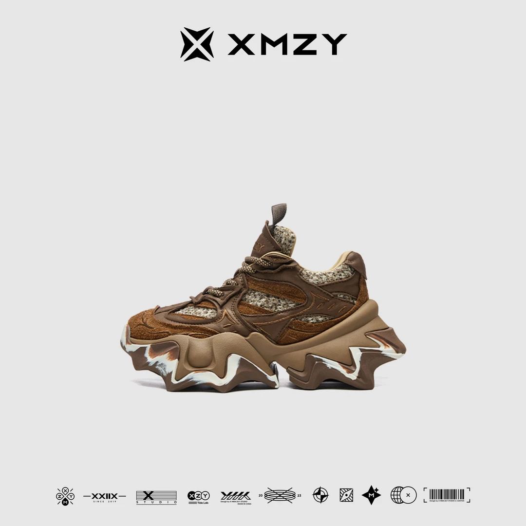 【银河旷野】XMZY2025秋新款原创时尚复古街头风设计厚底老爹鞋女