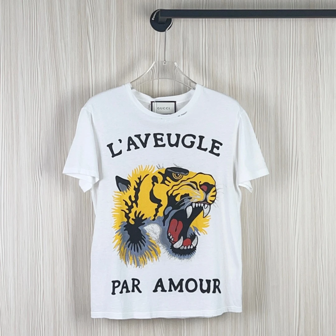 99新 GUCCI/古驰 安洁利短袖 尺码S成色以直播间为准 GSS20305