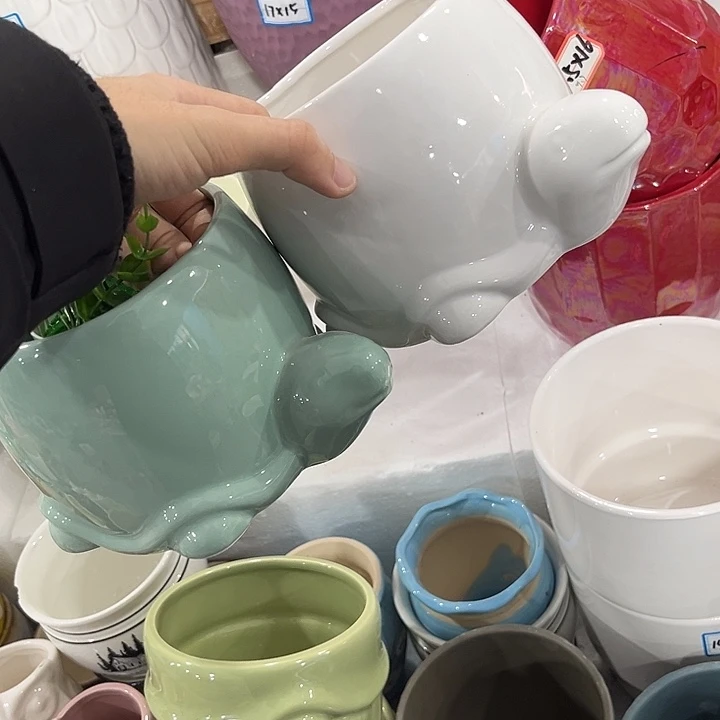 福利价陶瓷花盆全场10包邮