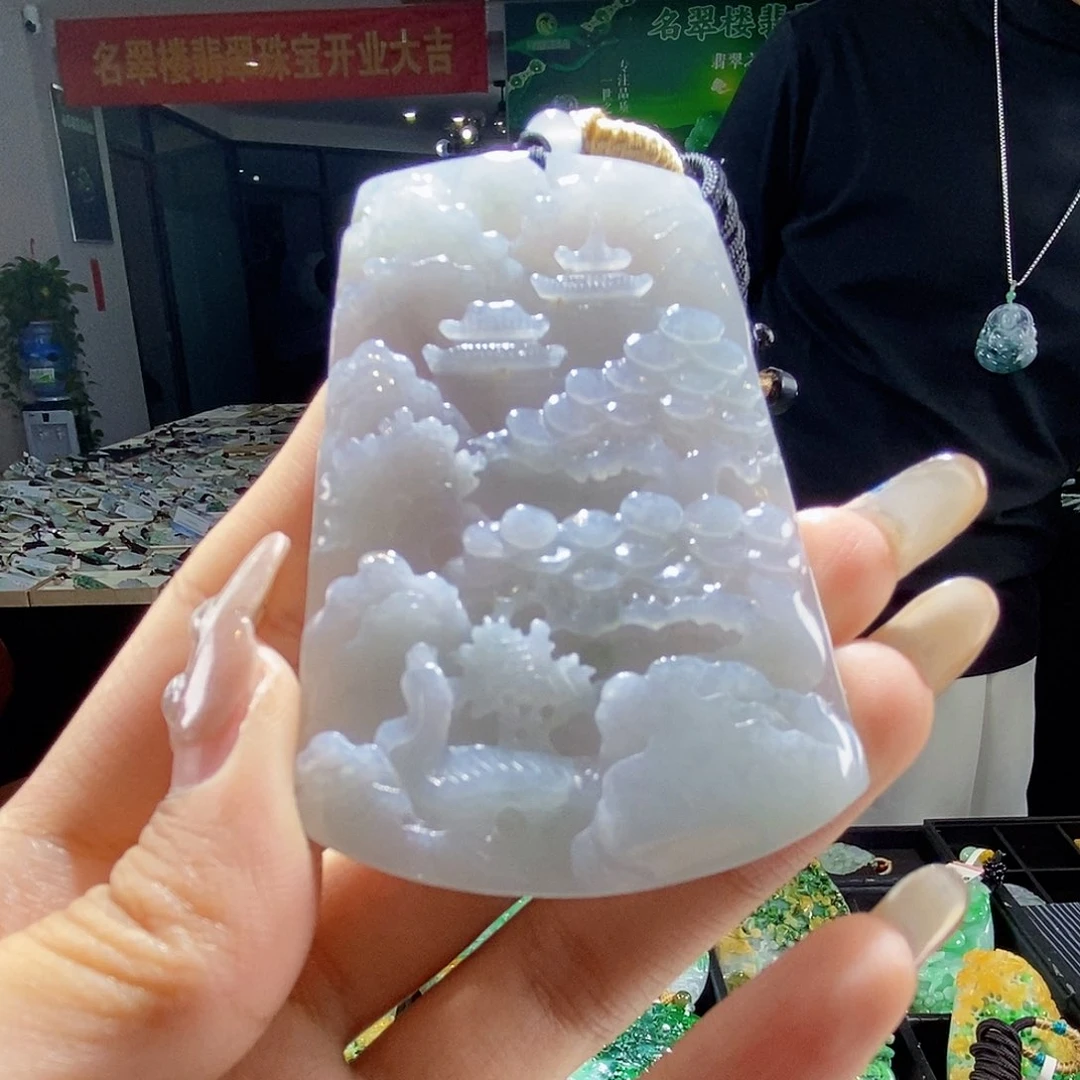 颈饰未镶嵌翡翠翡翠