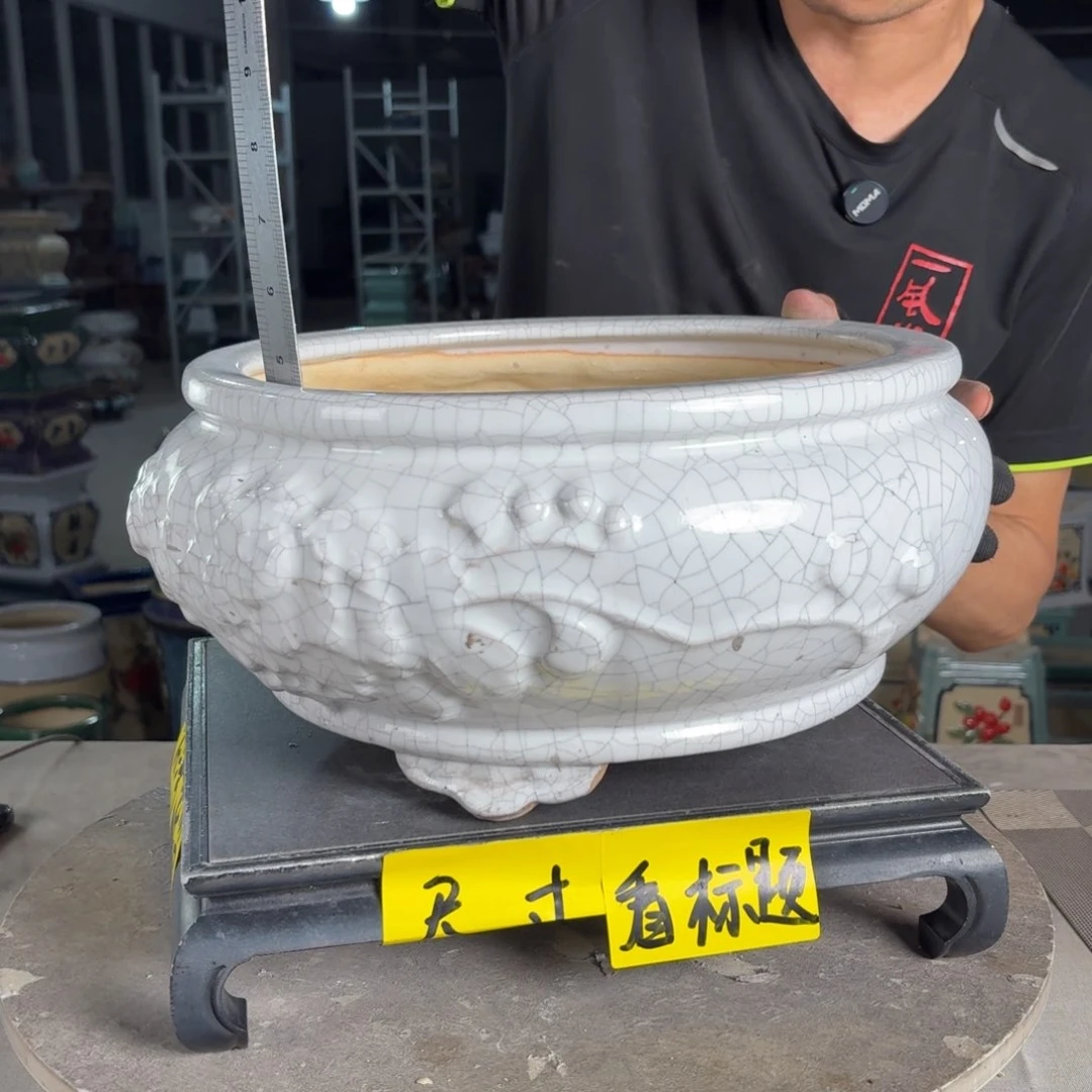 一风堂石湾花盆 内26*12