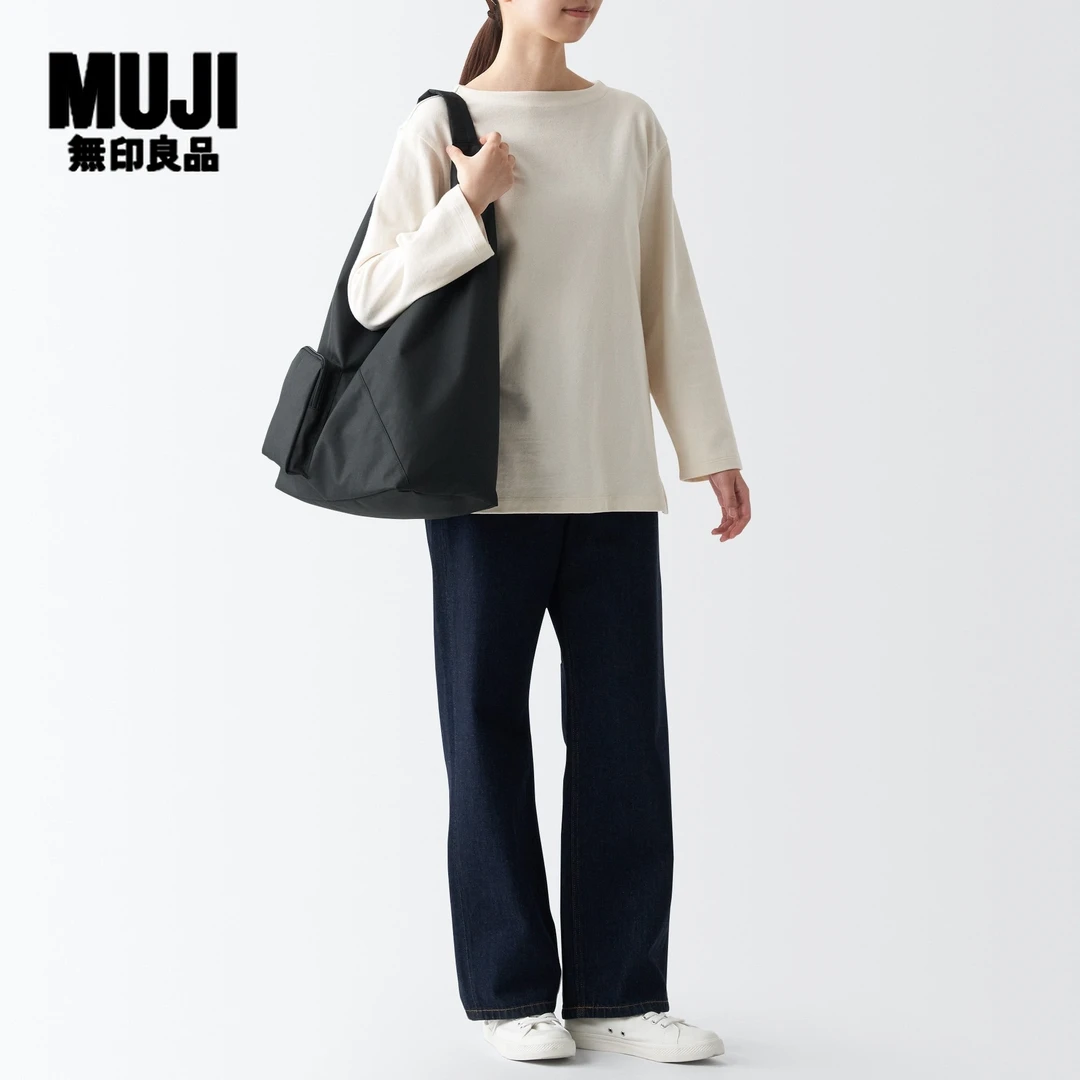 无印良品 MUJI 不易沾水单肩包 手提包 三角腋下包托特包包包