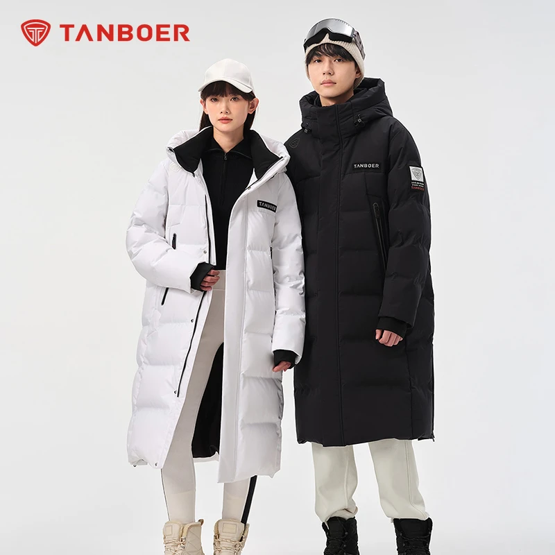 【滑雪季】坦博尔鹅绒高品质羽绒服长款运动滑雪男女同款厚外套