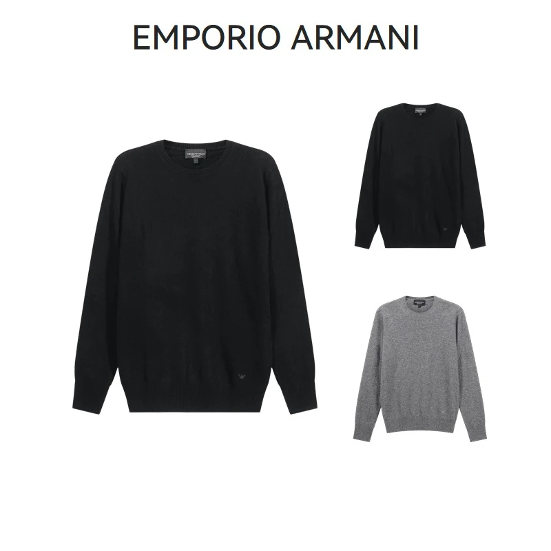 未使用 EMPORIO ARMANI/安普里奥·阿玛尼 男士羊绒衫8N1M39 1M71Z