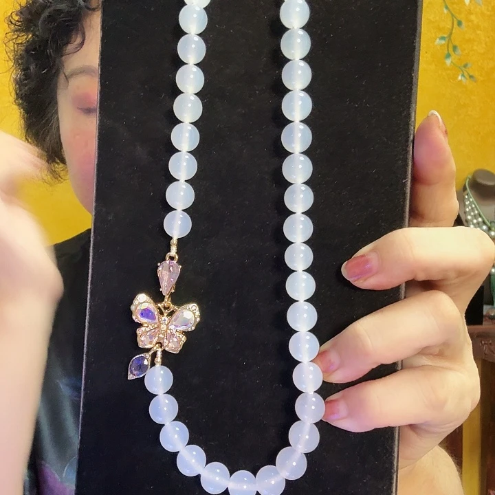 玛瑙/玉髓未镶嵌颈饰