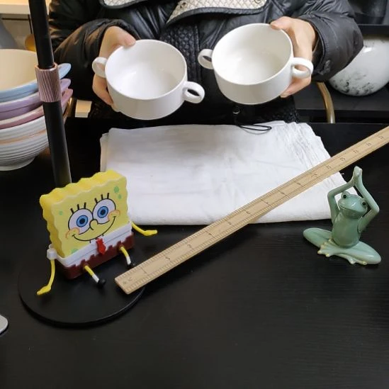 瓷高温瓷釉下彩米饭碗