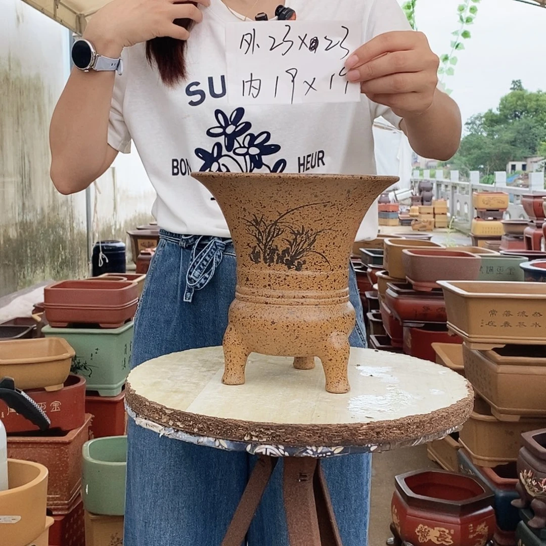 紫砂花盆紫砂花盆