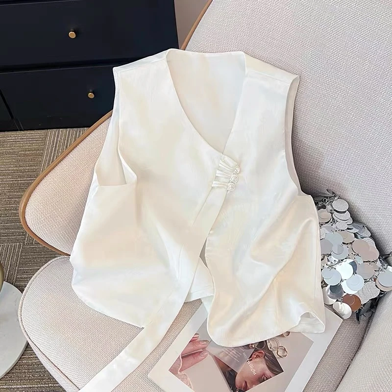 春秋2025新款新中式女装中国风马甲上衣时尚汉服气质