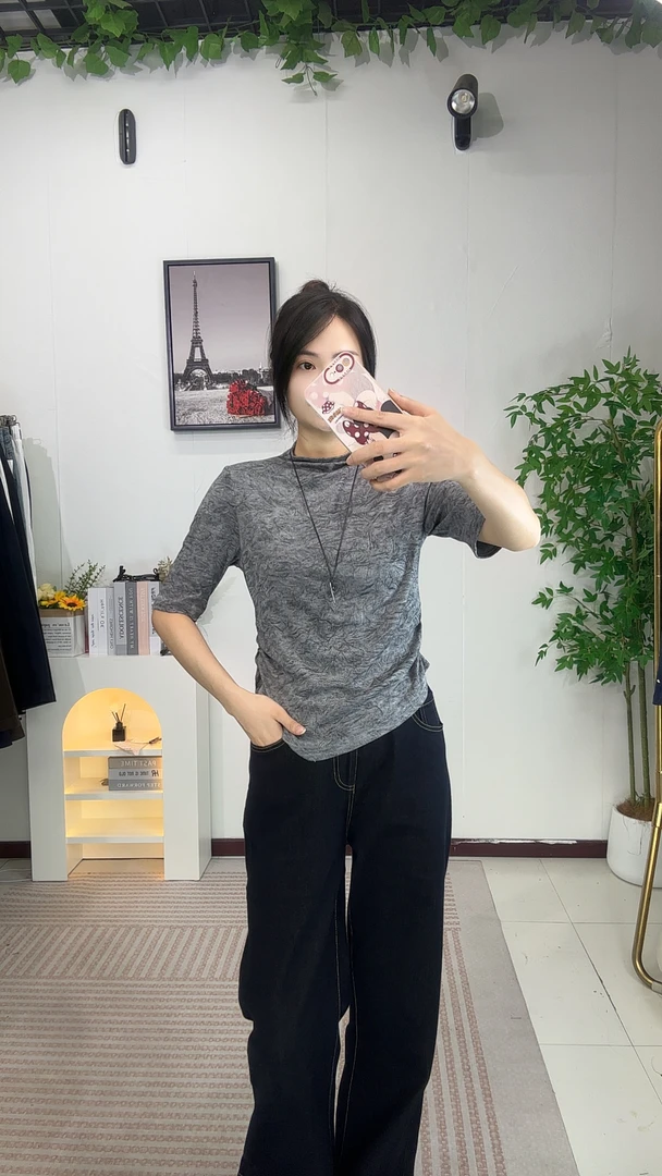 <AYT>休闲风时尚百搭时尚长袖针织时尚套头修身女装