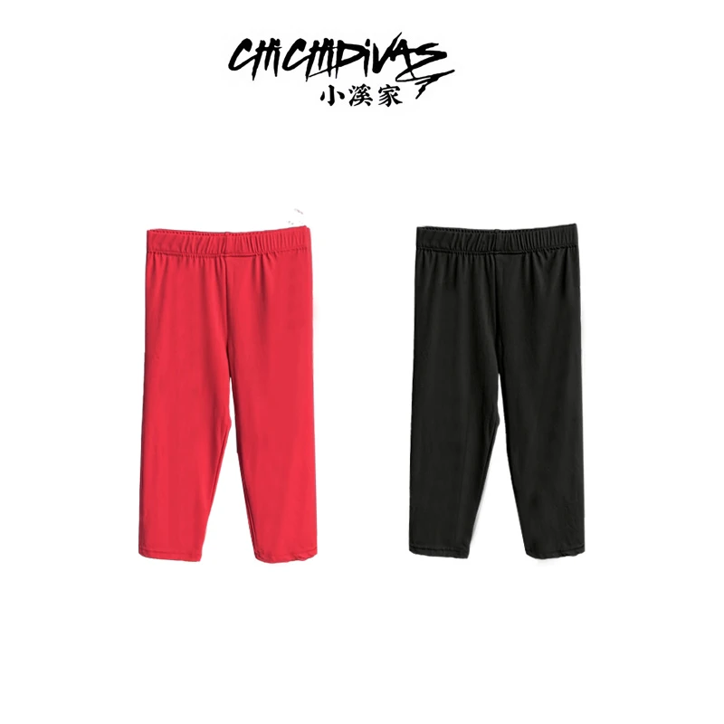（小溪家）2色高弹力七分裤打底裤修身显瘦高腰休闲显腿长外穿裤子