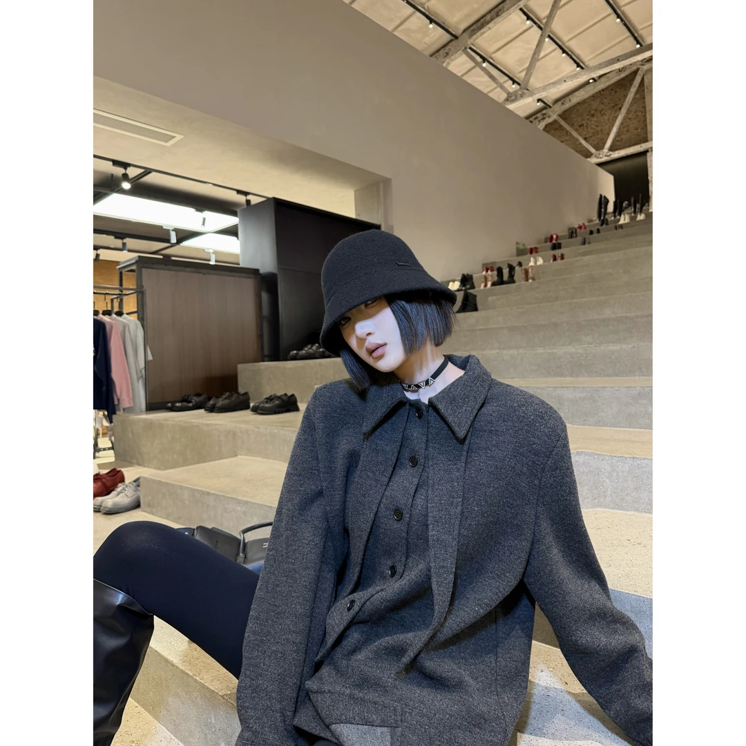 邓蕾婷【率性漫游】新款气质显脸小洋气渔夫帽韩版时尚休闲百搭盆