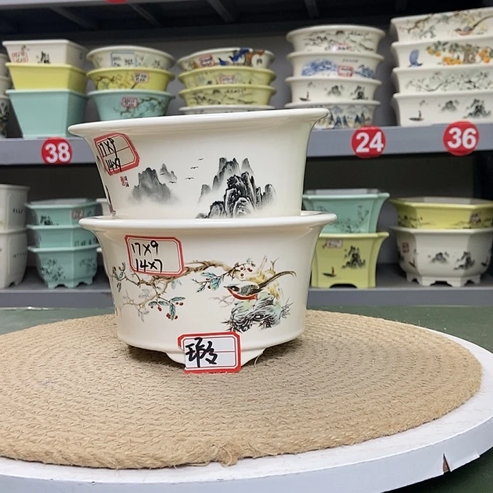 紫砂宜兴紫砂花盆