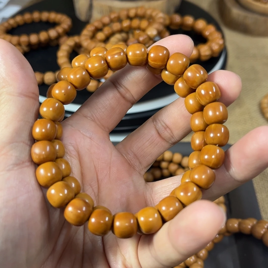猴头核桃手串老型亮光瑕疵款