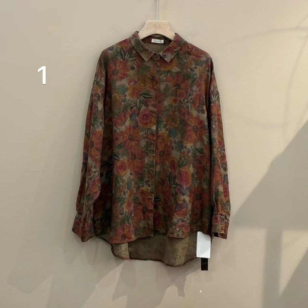 梅家2024新款百搭休闲宽松衬衫孤品集合