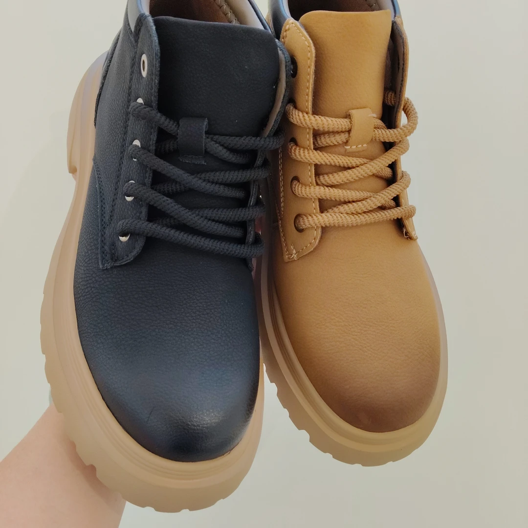 耐磨增高高帮马丁靴男款