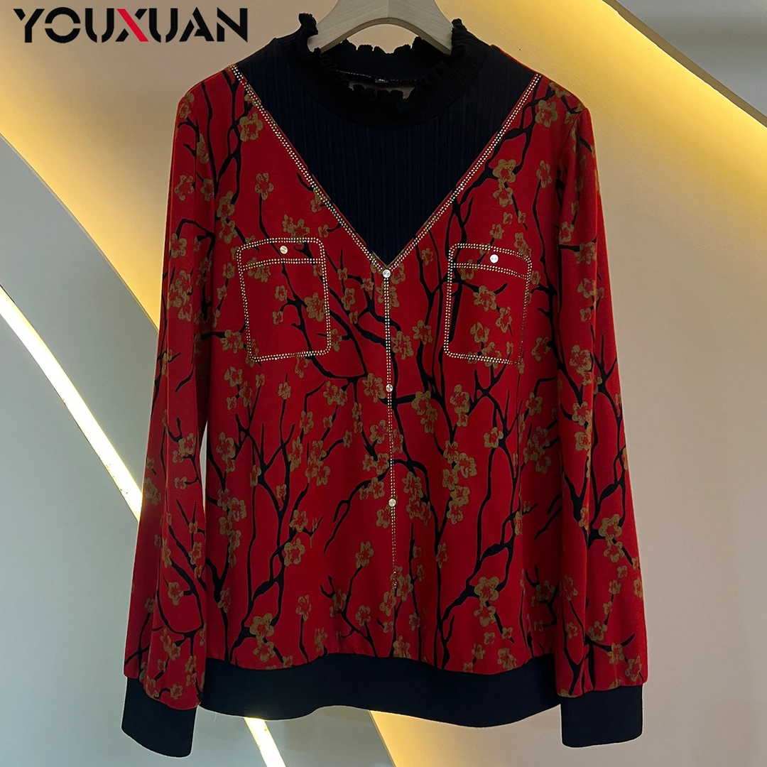 2024女士秋冬长袖半高领上衣休闲时尚打底小衫87533