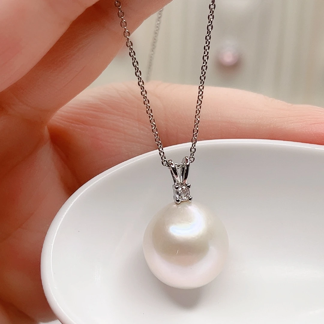 淡水珍珠吊坠(赠链)合金