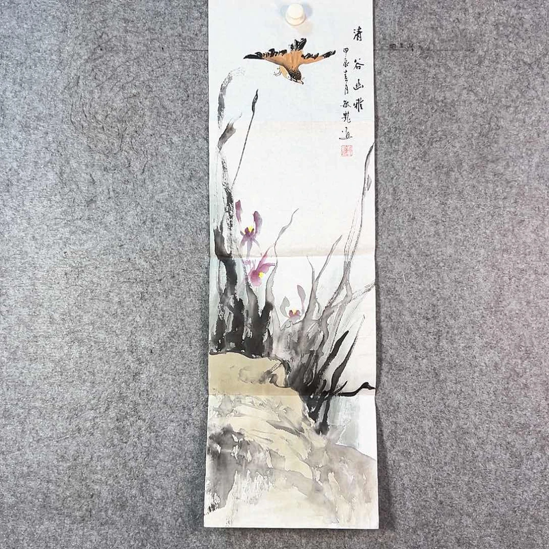 国画019 牡丹花盛开的季节里