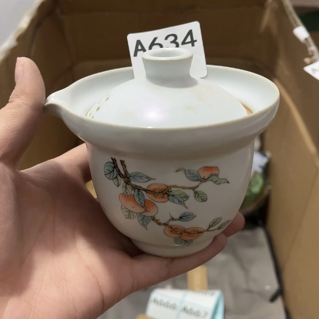 瓷片茶摆件工艺品摆件666
