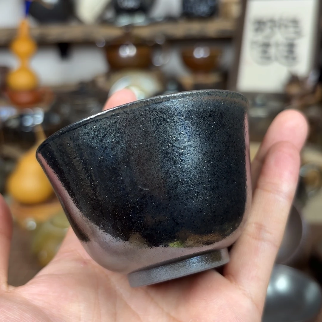 建水紫陶三木柴烧100cc