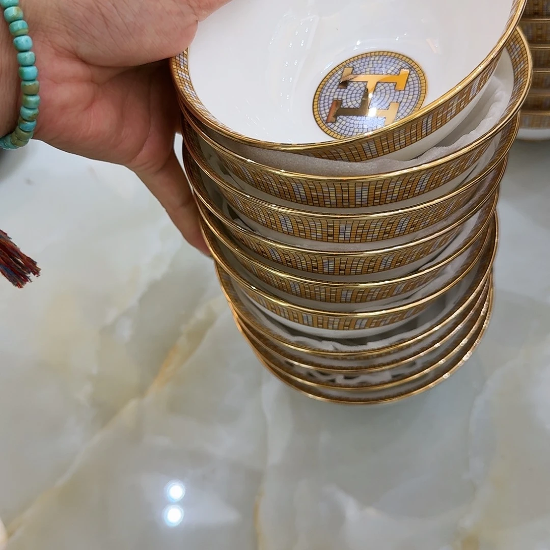 芳***华杯陶瓷骨瓷工艺骨瓷高温陶瓷工艺品