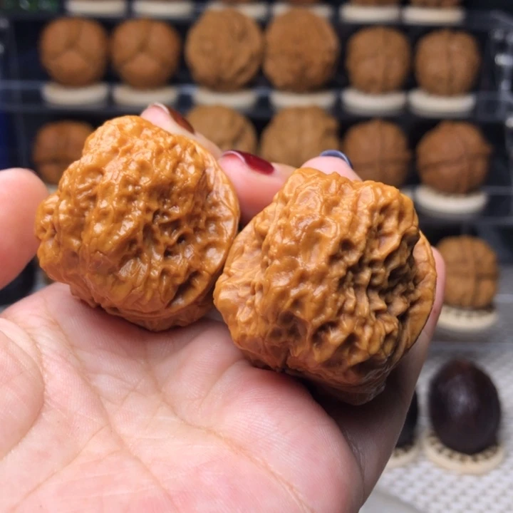 文玩核桃把件55至尊蟾王42尺