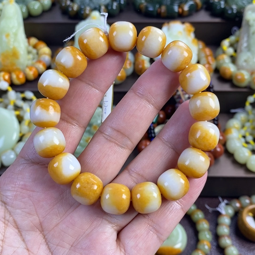 透闪石质玉未镶嵌手串