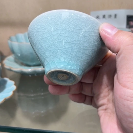 瓷片陶瓷茶具汝瓷茶具