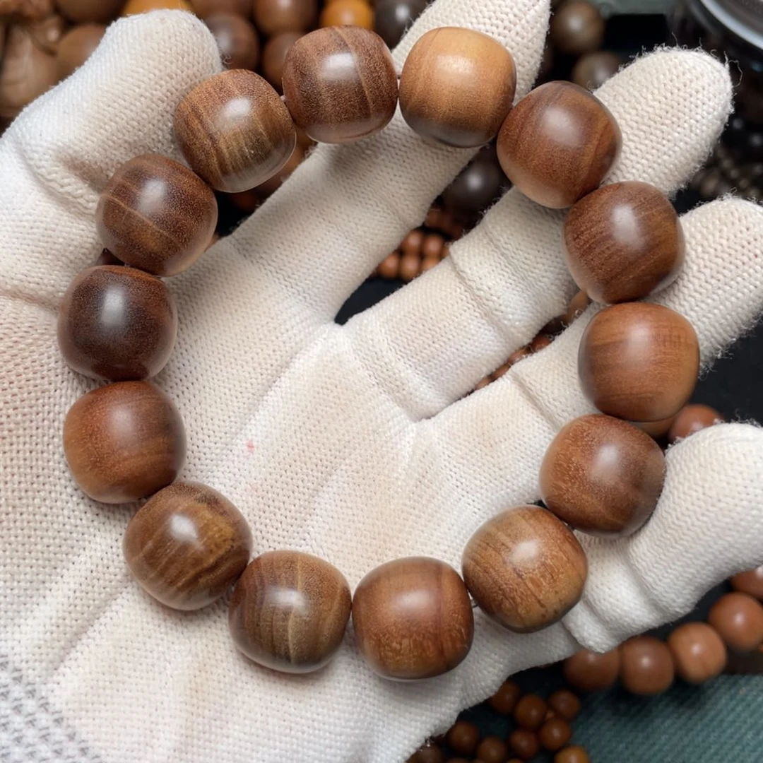 檀香木手串/手链ⁿ****⁶迈索尔老山檀15/16微瑕福利