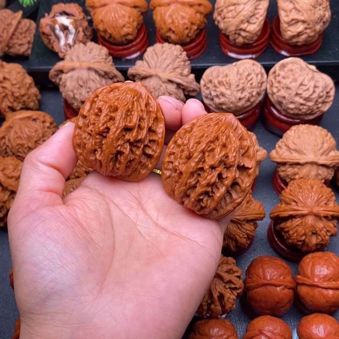 把件文玩核桃42虎头