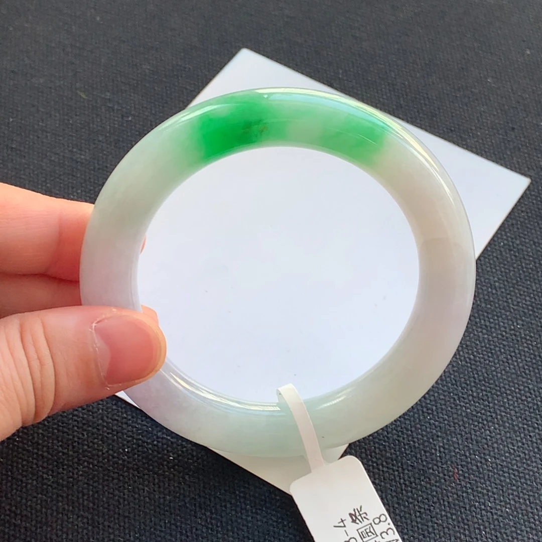 翡翠未镶嵌手镯96号