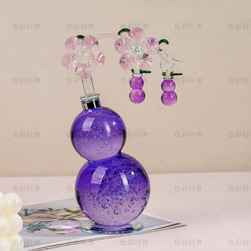 双花设计轻奢高档客厅玄关装饰乔迁礼品葫芦