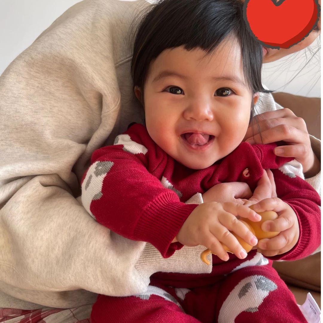 小香风婴儿外出连体衣针织服