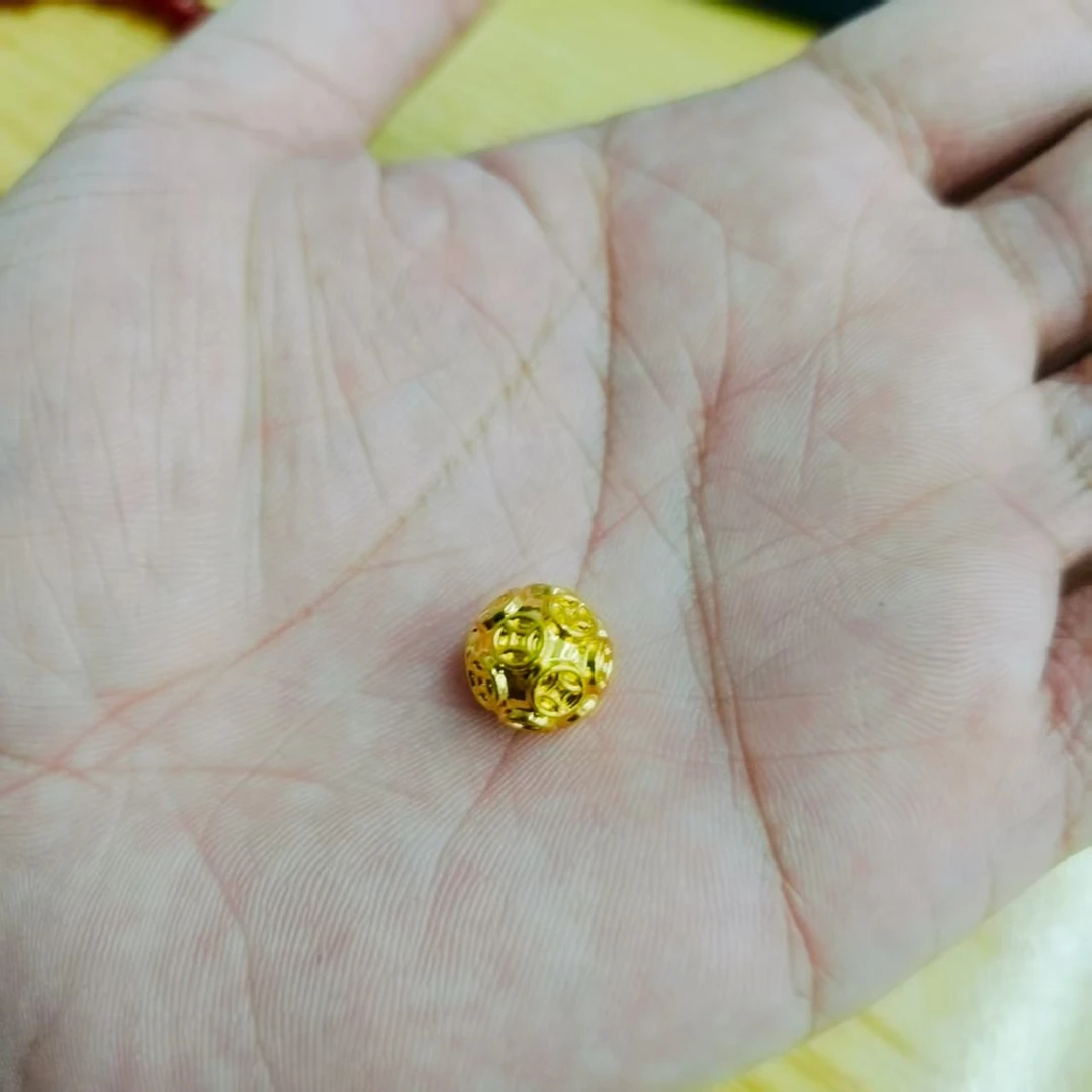 【大器】精致百搭铜币路路通吊坠 赠链