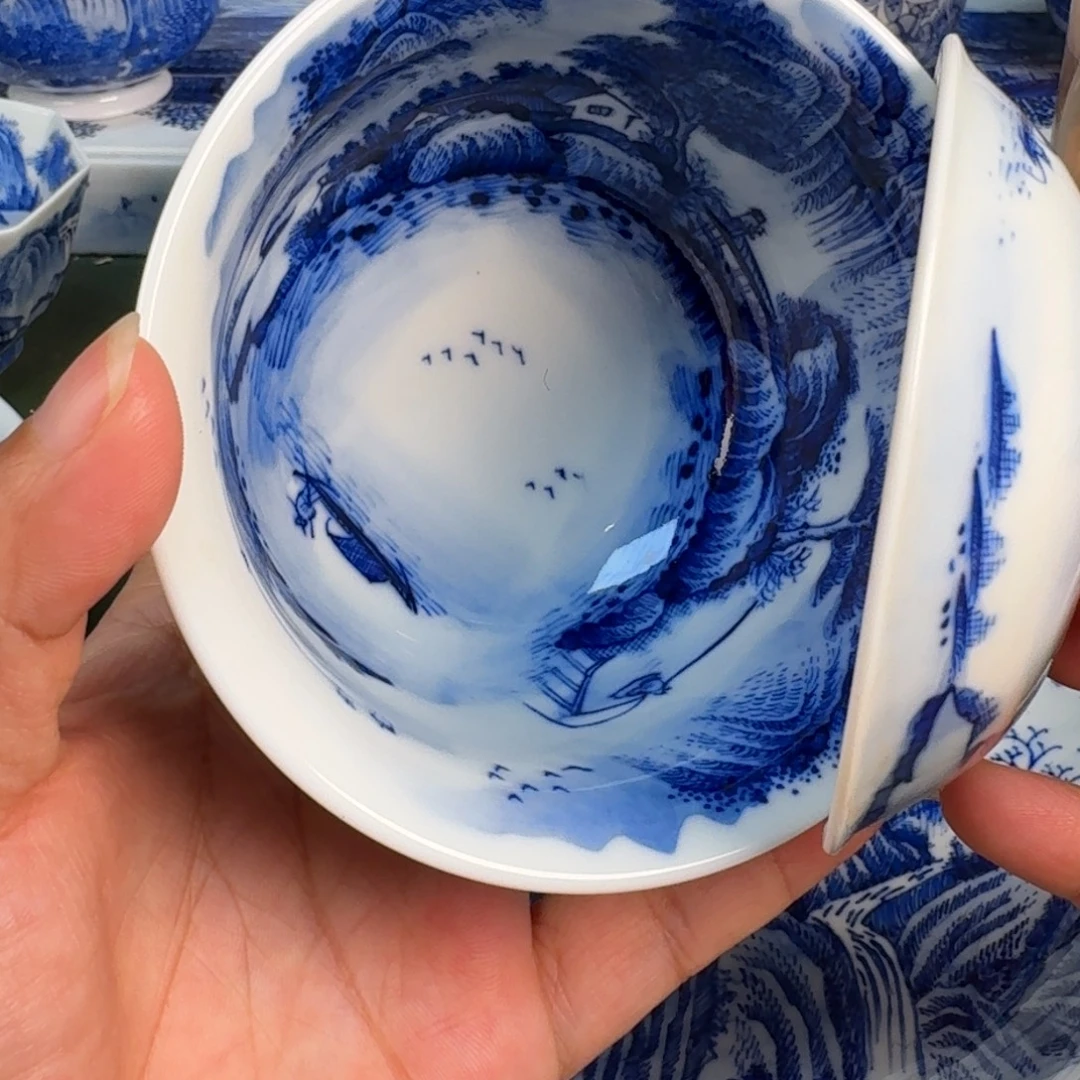 景德镇纯手绘茶具具圆圆290