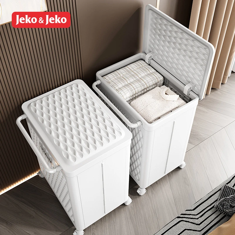 JEKO卧室收纳神器2025可折叠翻盖储物箱家用大容量棉被衣物整理箱