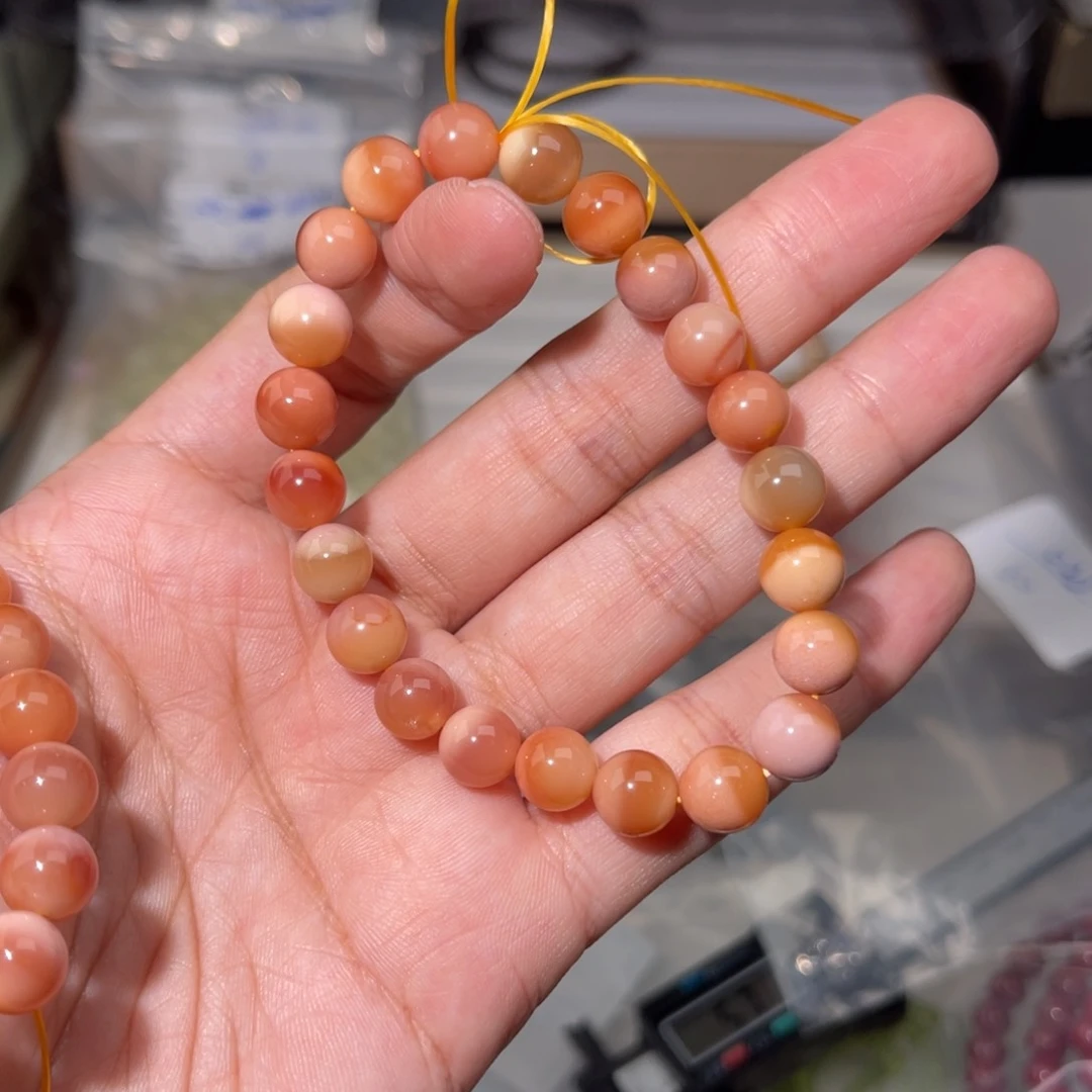 水晶手链未镶嵌缅黄043