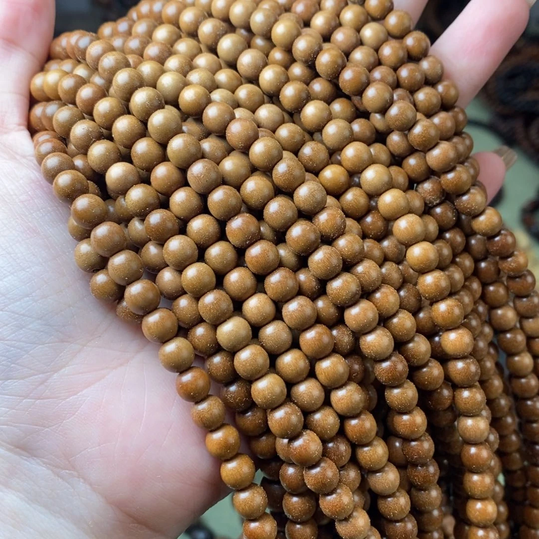 檀香木手串/手链0.6老山顺纹108颗