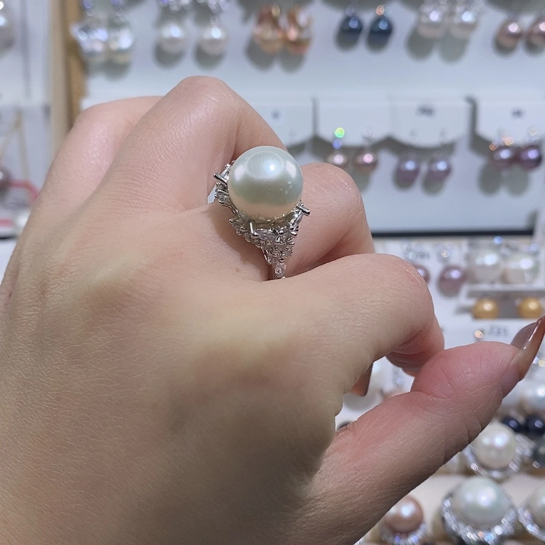 未镶嵌戒指淡水珍珠w12.4